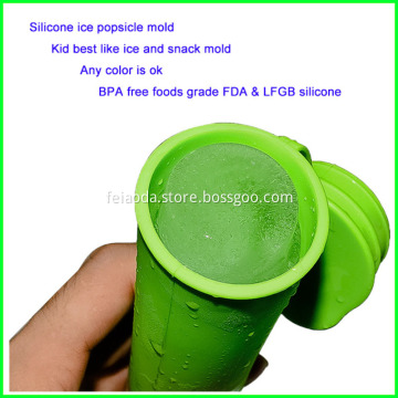 Portable Silicone Pop Mold with Lid